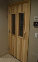 Custom Built Sauna Doors - Option E