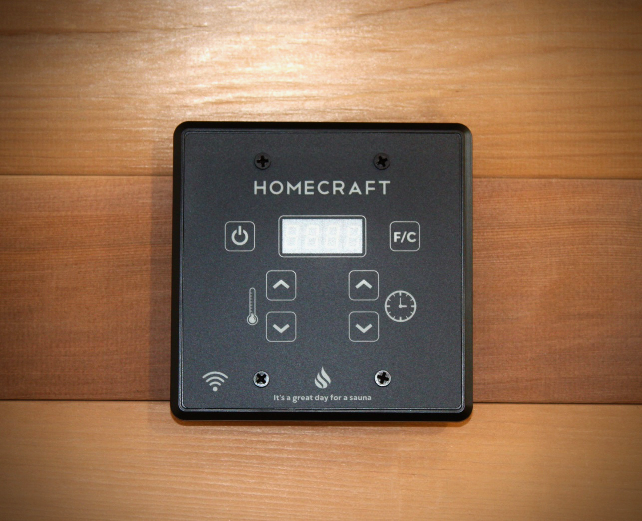 Homecraft WiFi Touchpad smart sauna control with remote app access