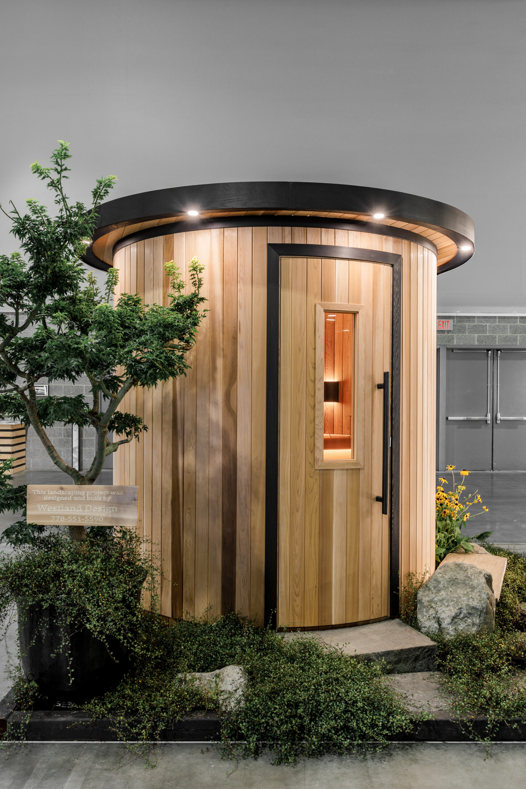 Luxury outdoor cylinder sauna custom kit – premium sauna experience